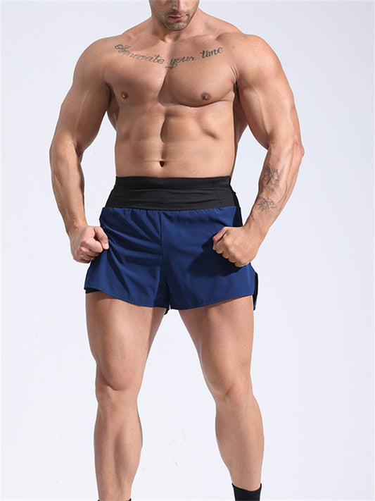 Men's Summer Running Quick-Dry Sports Shorts for Fitness and Marathon Training