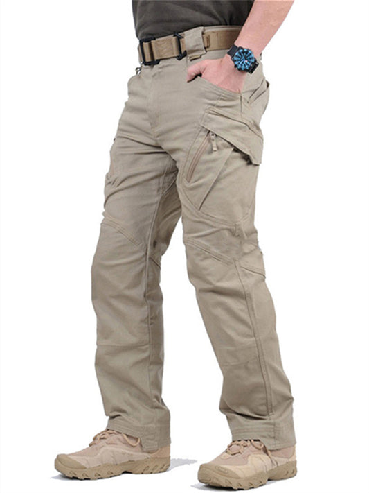 Men's Cargo Pants Tactical Pants Pocket Plain Waterproof Comfort Outdoor Daily Going out Fashion Casual Black Army Green