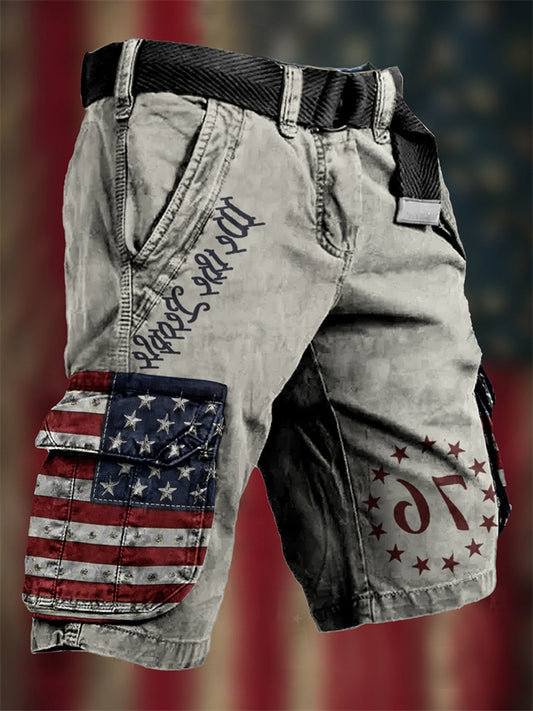 Men's Trendy Zipper Shorts Stylish Unique and New Print Designs