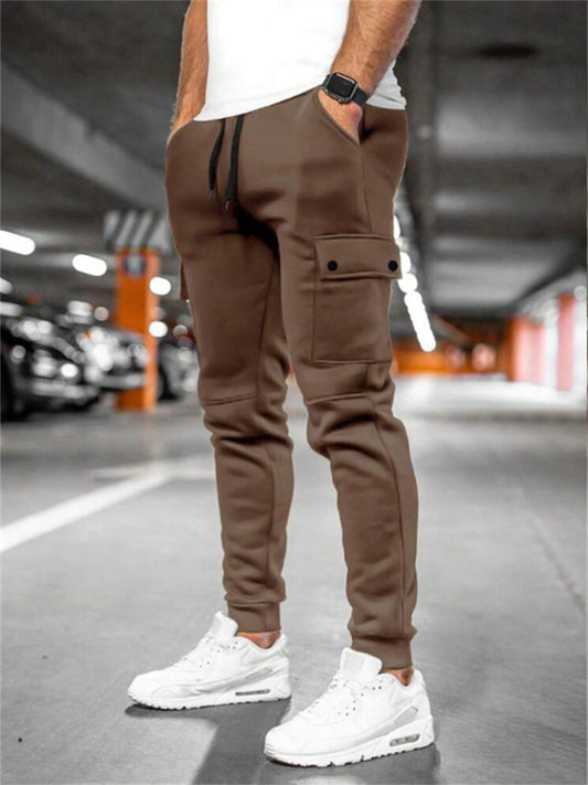 New Men's Casual Fitness Pants New Athletic Workwear Pants