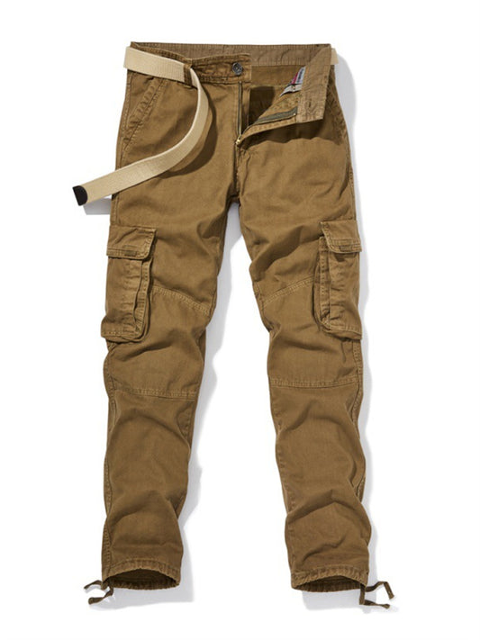 Men's Cargo Pants Cargo Trousers Trousers Multi Pocket Plain Wearable Outdoor Casual Daily Cotton Blend Fashion Classic Army Yellow Black