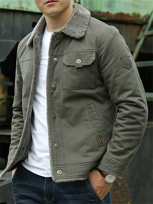 Men's Cotton Clothing Padded Jacket Thickened Cotton Jacket Loose Winter Cotton Clothing