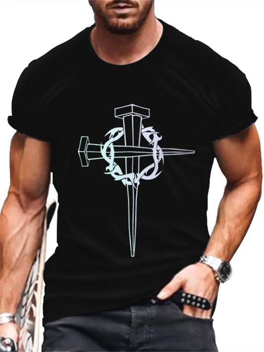 Summer Casual Men's T-Shirts with Prints – Trendy Men's Tops