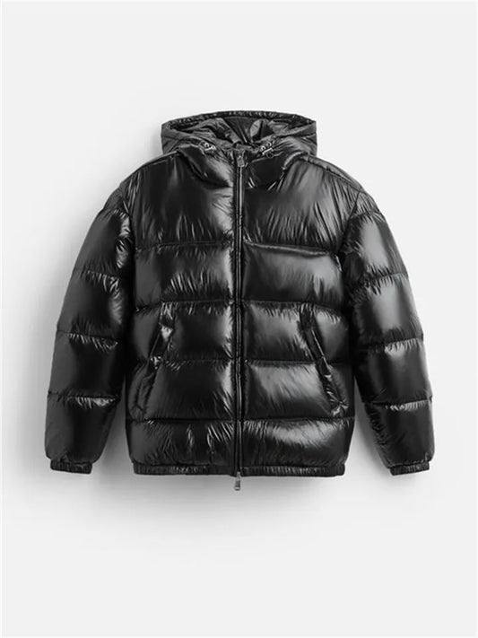 Winter Men's Hooded Quilted Cotton Jacket Warm Coat