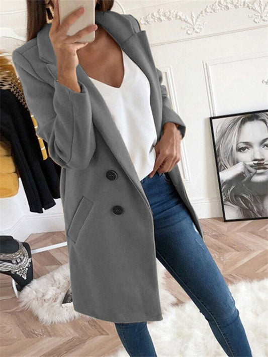 Fall Fashion Suit Collar Slim Type Women's Jacket