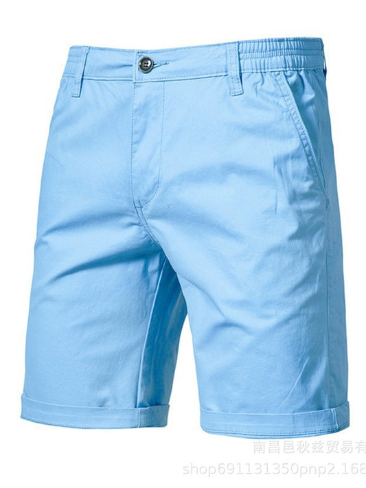 Men's Dress Shorts Work Shorts Casual Shorts Golf Shorts Pocket Straight Leg Solid Colored Comfort Wearable Knee Length Outdoor Daily 100% Cotton Streetwear Stylish Black Pink