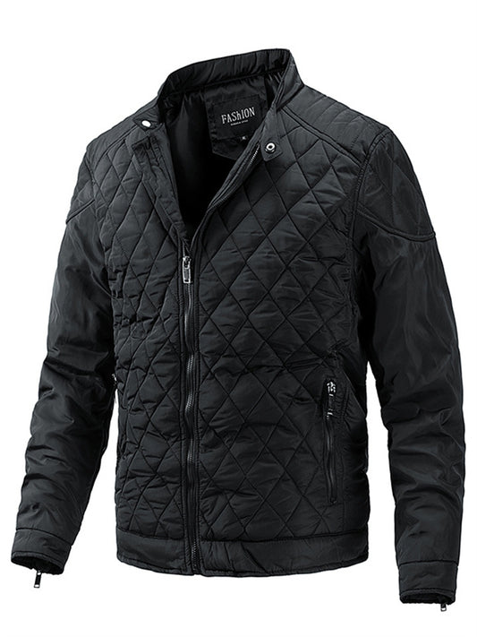 Men's Casual Thin Cotton Solid Color Jacket