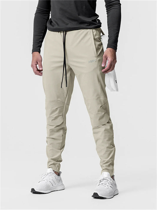 Men's Spring/Fall Casual Pants Athletic Trousers Slim-Fit Pants
