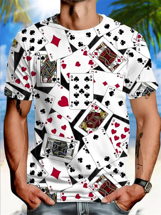 New Arrival Stylish Casual, and Cool Men's Short-Sleeve Printed T-Shirt