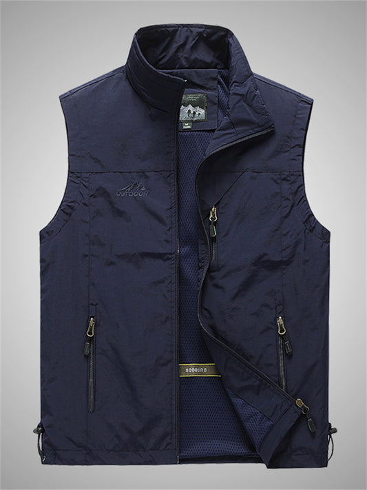 New Vest Men's Soil Outdoor Leisure Shoulders Undershirt Undershirt Jacket Sports Coat