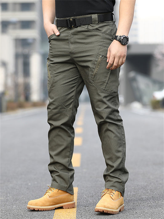 Men's Four Seasons Tactical Pants Training Pants Anti-scratch Waterproof Pants