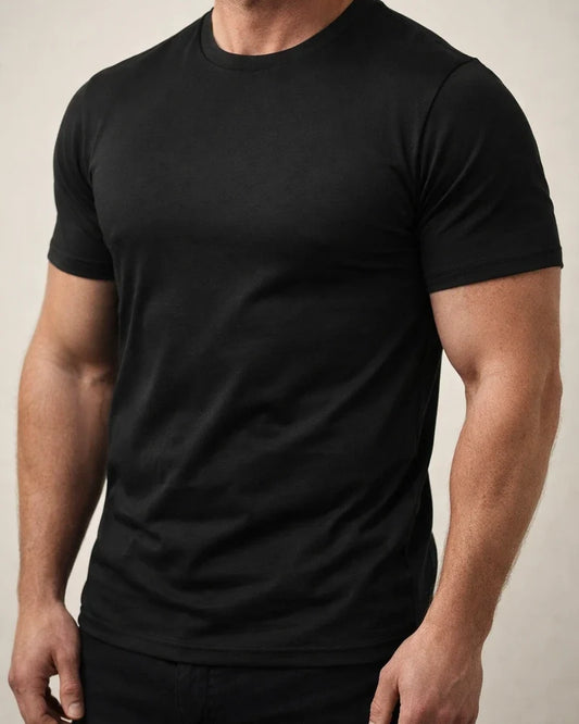 American Summer New Men's Solid Color Quick Drying Sports Short Sleeved T-shirt | JRSEE:47e0cd23-ddb2-492e-9f88-df116f5dbe56