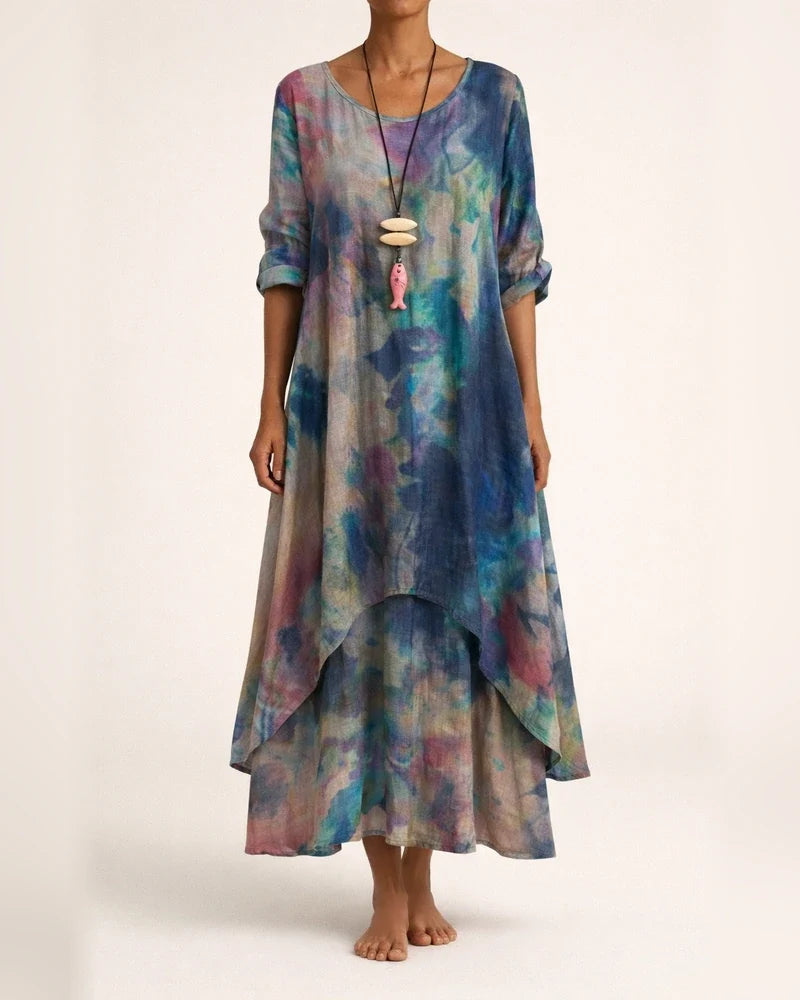 Asymmetric A-Line Casual Crew Neck Dresses | JRSEE:ec0fbb8b-1547-455d-8d72-2a6ecaaab46e