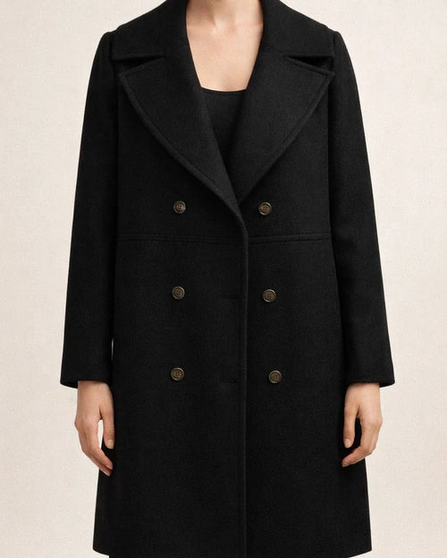 Autumn and Winter Large Size Women's Tweed Coat Female Double-breasted in Long Section Trench Coat Tweed Jacket | JRSEE:6c268faf-d5c8-4cbb-9834-d549d7b129e4