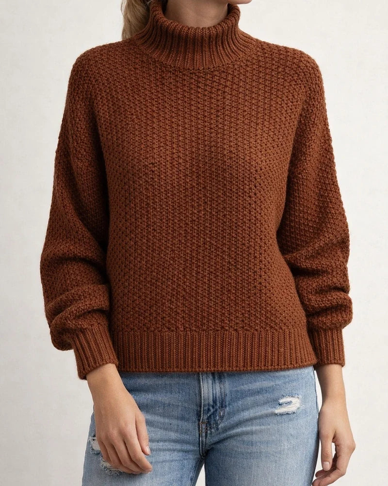 Autumn and Winter New Knitwear Women's Turtleneck Pullover | JRSEE:e1c9d858-3a05-473d-be71-53f928fbbb2a