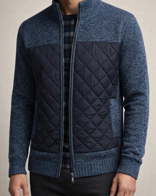 Autumn and Winter New Men's Knit Sweater Trend Outside The Wear Padded Thickened Cardigan Sweater Loose Type Jacket | JRSEE:81d1a572-a2d5-4aaf-a756-9902ae987037