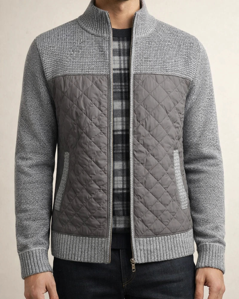Autumn and Winter New Men's Knit Sweater Trend Outside The Wear Padded Thickened Cardigan Sweater Loose Type Jacket | JRSEE:0a36744c-c1b3-4383-8440-d7adf19f6334