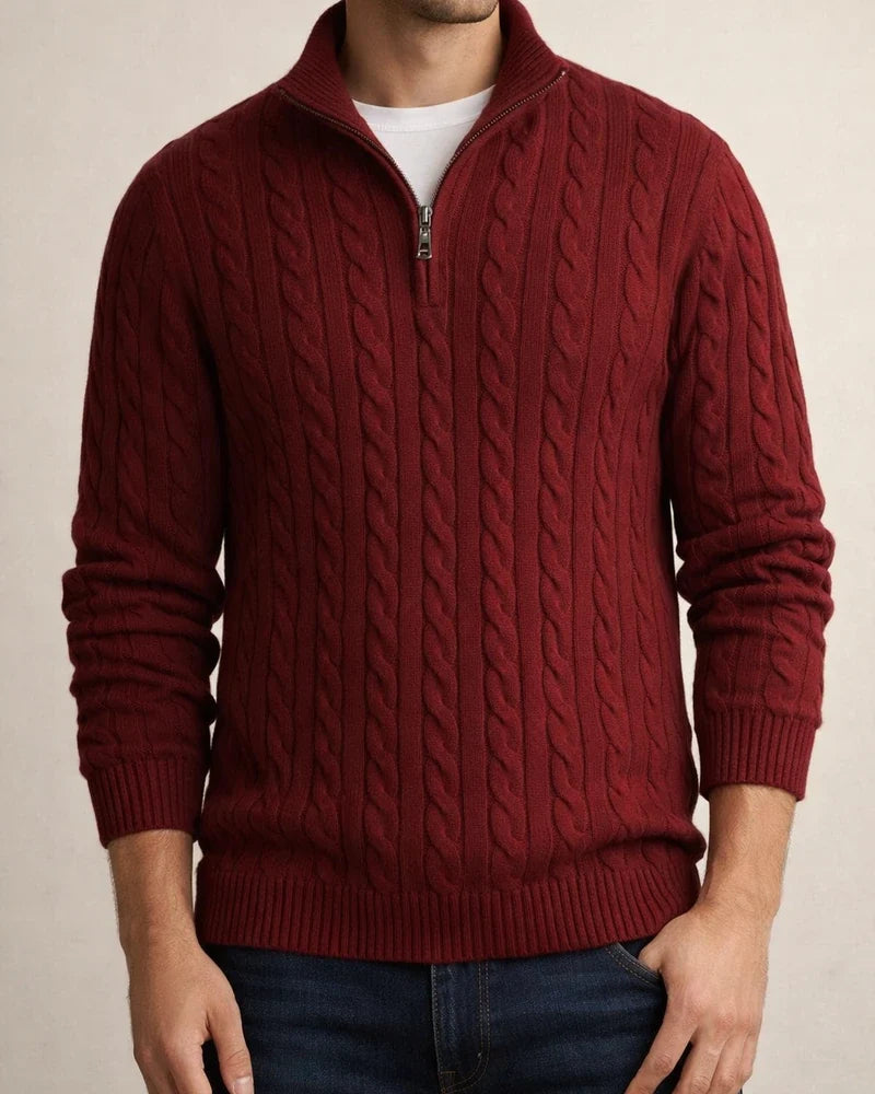 Autumn and Winter New Men's Warm Thick Needle Turtleneck Half Turtleneck Sweater | JRSEE:9561ad1b-0968-4fc8-b8d3-7aebfd52b7be