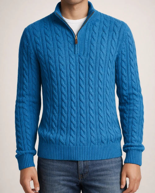 Autumn and Winter New Men's Warm Thick Needle Turtleneck Half Turtleneck Sweater | JRSEE:cb324201-3eca-41f0-9ad4-f34c8ba99ec7