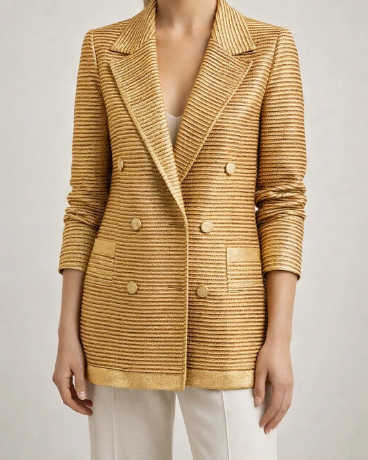 Autumn and Winter New Solid-color Lapel Long-sleeved Pit Stripes Comfortable Casual Cardigan Jacket Intellectual Style Women's | JRSEE:f0d48cf1-c991-49ab-ada3-49e30053a3ff