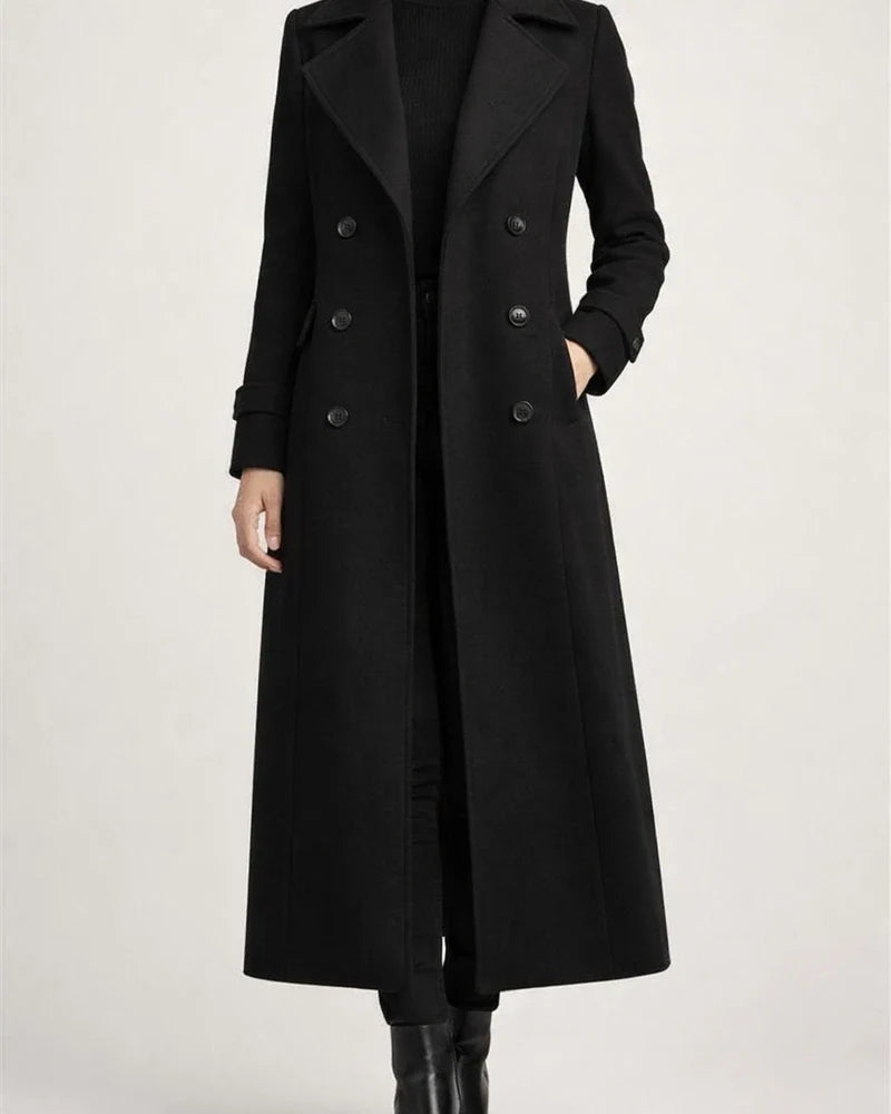 Autumn and Winter New Thickened Tweed Women's Jacket Slim Type Lengthened Paragraph Quality Tweed Coat | JRSEE:48b78591-edb6-4bfe-8371-e3307980e71d