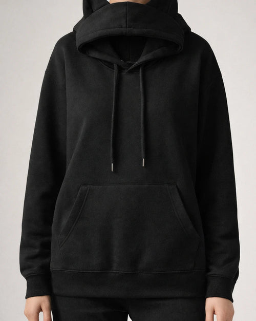Autumn and Winter New Women's Cat Ears Design Hooded Fleece Loose Type Pullover Long-sleeved Sweater | JRSEE:9e4f2faa-9eb5-4ecd-abf6-8bd5fc45a0bb