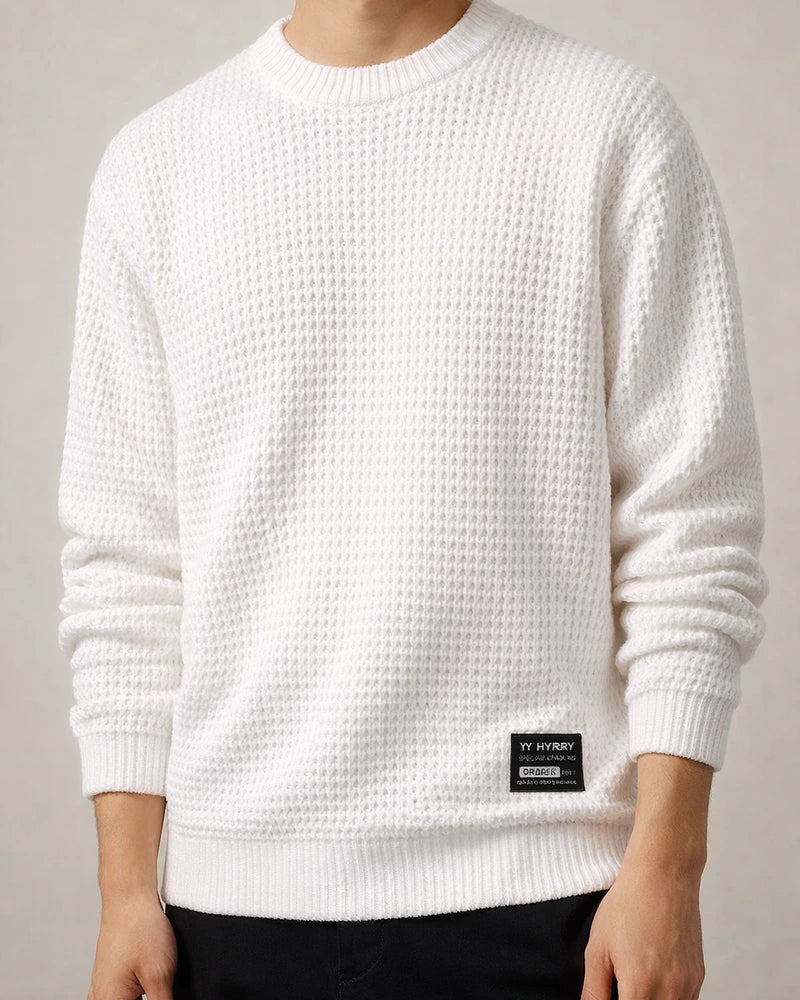 Autumn and Winter Sweater New Round Neck Thick Needle Men's Sweater | JRSEE:3cc9ffb8-f12e-4778-beca-29452f8daf67