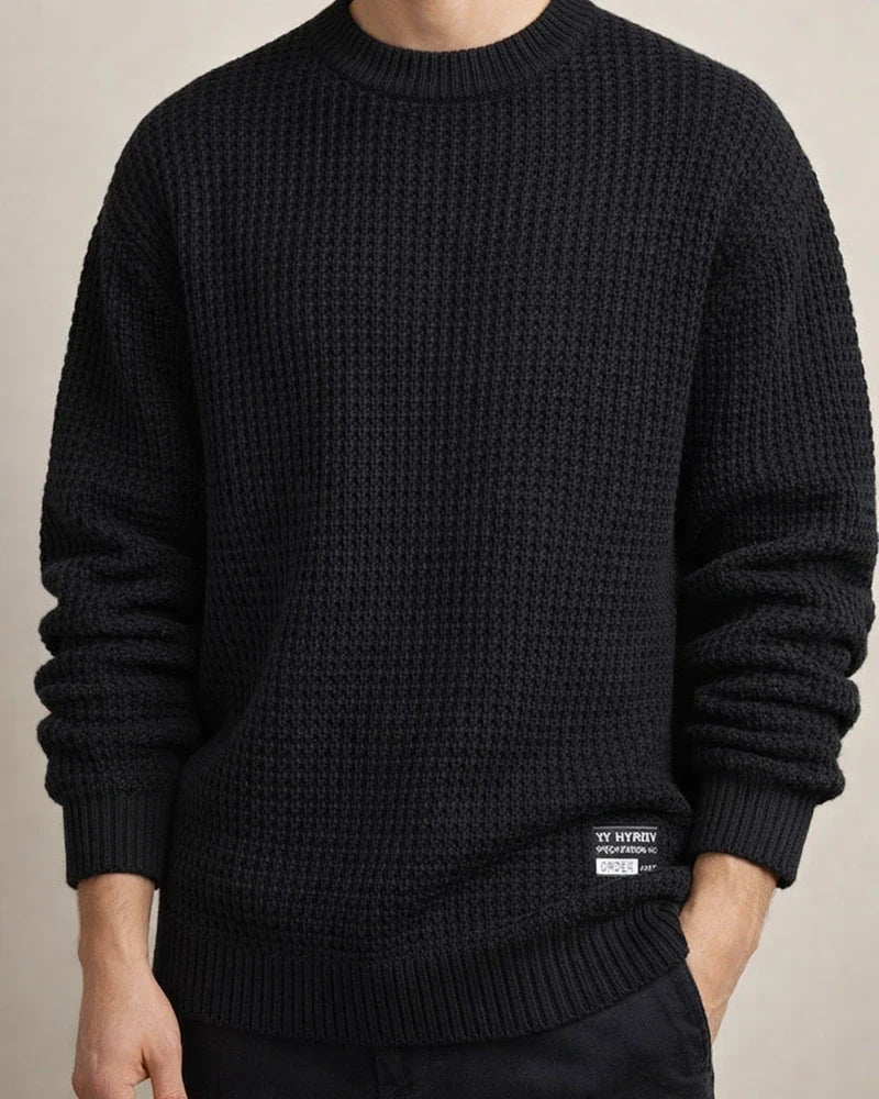 Autumn and Winter Sweater New Round Neck Thick Needle Men's Sweater | JRSEE:25d57bad-168f-44f6-9645-5449f1db208c