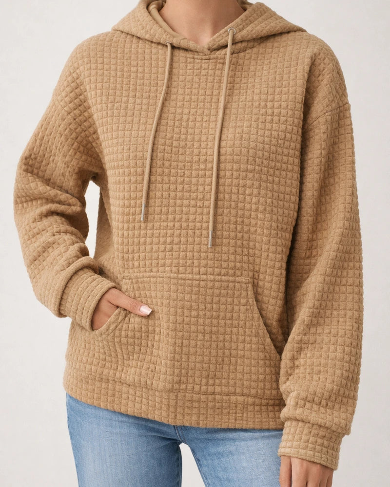 Autumn and Winter Women's New Round Neck Long-sleeved Tops Solid Color Sweater | JRSEE:a8f0c1af-21fd-4225-9726-14e5b79e2efc