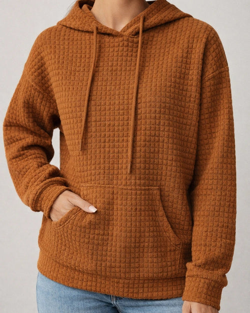 Autumn and Winter Women's New Round Neck Long-sleeved Tops Solid Color Sweater | JRSEE:c0dcb358-3db1-4be3-957c-65136b8f878c