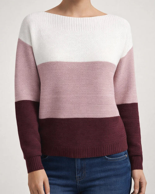 Autumn and Winter Women's Season New Knitted Sweater Round Neck Long Sleeve Sweater | JRSEE:ac23ad75-bee8-42a1-ba46-c5d35ad386e6