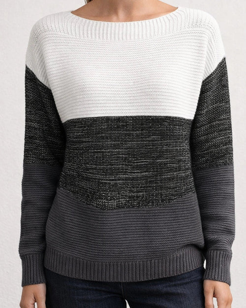 Autumn and Winter Women's Season New Knitted Sweater Round Neck Long Sleeve Sweater | JRSEE:8d091fb7-ac37-40f2-b664-c3836f341566