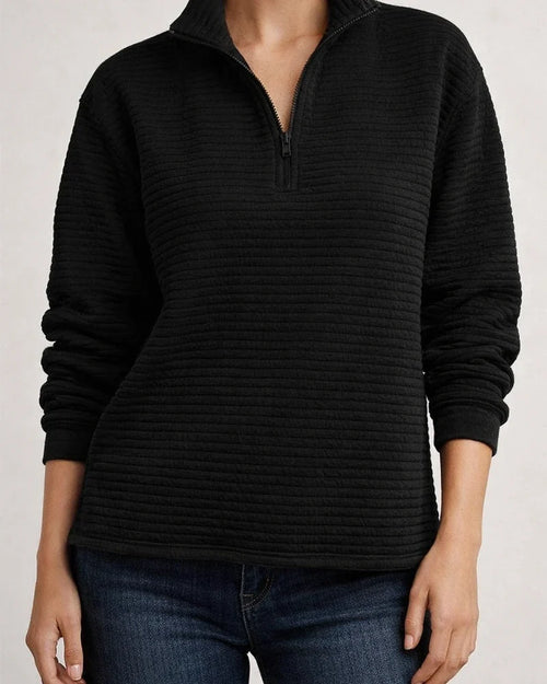 Autumn Explosion Snake Bone Pattern Solid Color Collar Street Hipster Zipper Long Sleeve Splicing Women's Sweatshirt | JRSEE:3e497b7f-fb9c-4c84-b465-9bff89c3ee79