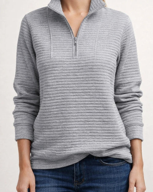 Autumn Explosion Snake Bone Pattern Solid Color Collar Street Hipster Zipper Long Sleeve Splicing Women's Sweatshirt | JRSEE:634cbbd0-ee19-4d84-b537-52c210519a30