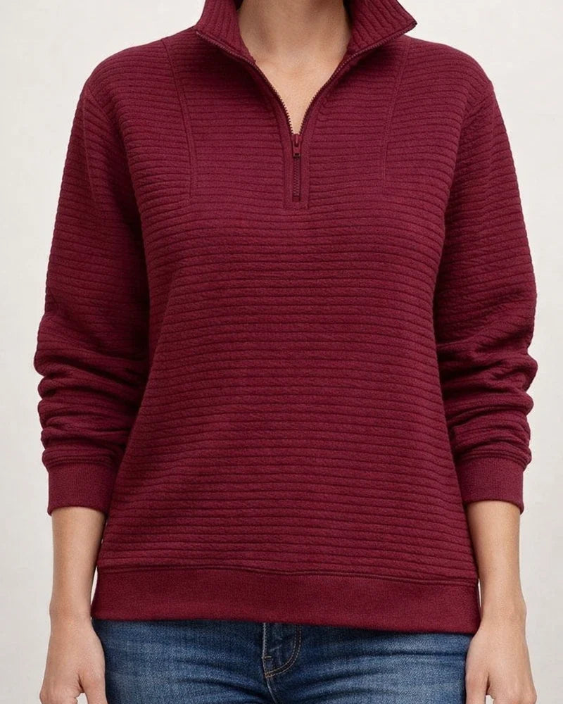 Autumn Explosion Snake Bone Pattern Solid Color Collar Street Hipster Zipper Long Sleeve Splicing Women's Sweatshirt | JRSEE:1a826584-669b-4af8-8610-320fb722df30