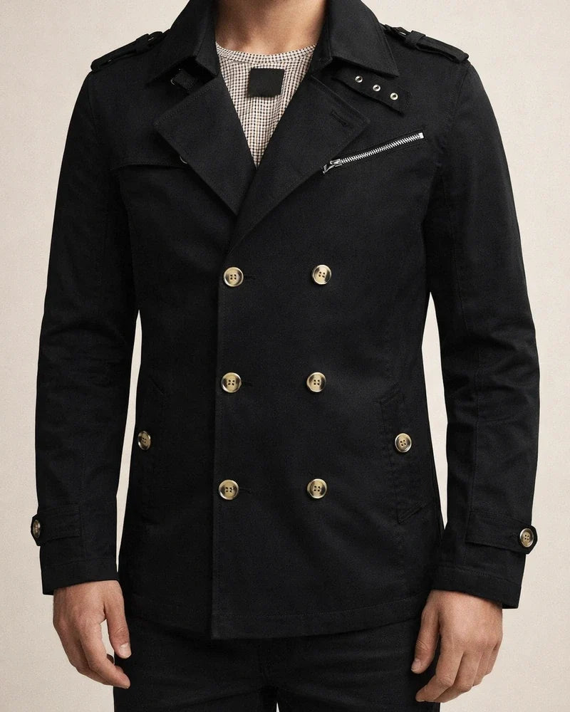 Autumn Medium-length Windbreaker Men's Workwear Jacket British Style Youth Large Size Men's Casual Jacket | JRSEE:dd5c4078-daf9-400b-a27b-69ed681f7351