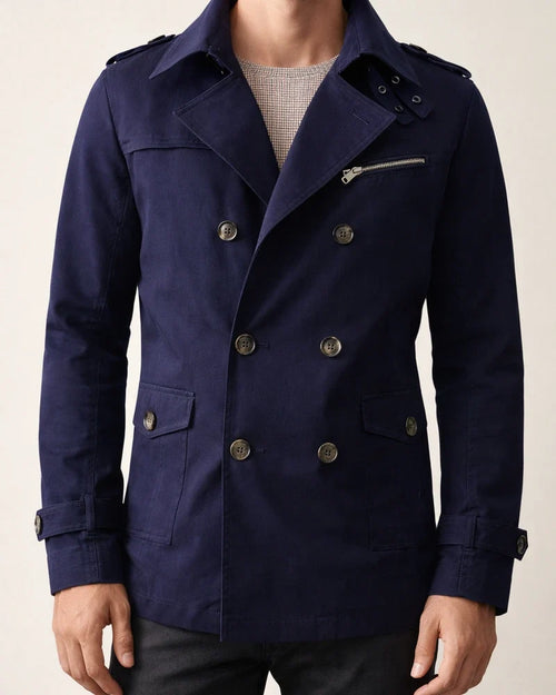 Autumn Medium-length Windbreaker Men's Workwear Jacket British Style Youth Large Size Men's Casual Jacket | JRSEE:4d2c5feb-8c24-4723-86d0-afc215c5d565
