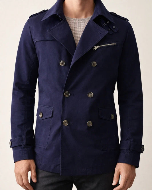 Autumn Medium-length Windbreaker Men's Workwear Jacket British Style Youth Large Size Men's Casual Jacket | JRSEE:4d2c5feb-8c24-4723-86d0-afc215c5d565