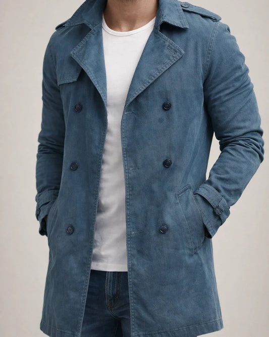 Autumn Men's Solid Color Jacket in The Long Section Slim Large Size Windbreaker Men's Casual Jacket Men's Clothing | JRSEE:50e3bf39-5016-4754-9439-15f6c7938fd1