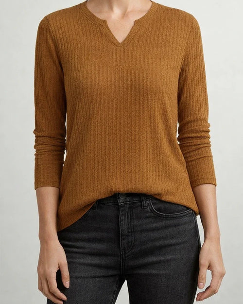 Autumn New Fresh Sweet Round Neck Women's Casual Solid Color Pullover Warm Long-sleeved Sweet Wind T-shirt | JRSEE:c61065c3-fb9a-4d4d-b48f-8bddc1e22b24