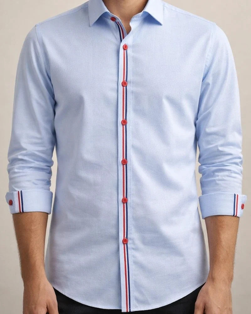 Autumn New Men's Shirts Korean Version of The Oxford Spinning Solid Color Long-sleeved Career Shirt Men's Shirts | JRSEE:99b89ef8-1734-422a-8c21-438dd22f92e1