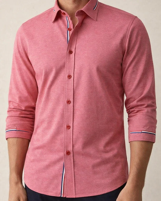 Autumn New Men's Shirts Korean Version of The Oxford Spinning Solid Color Long-sleeved Career Shirt Men's Shirts | JRSEE:9dd6c435-57ef-40ef-83be-bac7d606bcb6