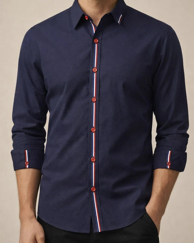 Autumn New Men's Shirts Korean Version of The Oxford Spinning Solid Color Long-sleeved Career Shirt Men's Shirts | JRSEE:61df232d-64b8-4032-9018-3785f16ea200