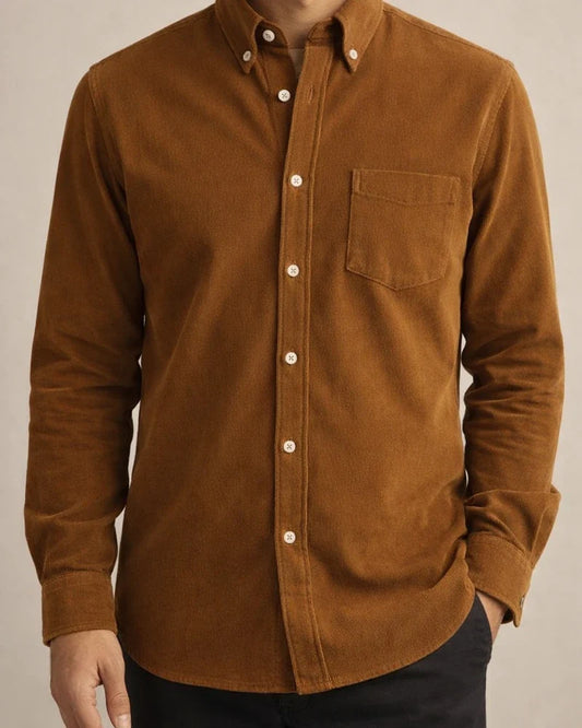 Autumn Retro Corduroy Long-sleeved Shirt Men's Casual Striped Jacket Corduroy Blouse Shirt M-5XL | JRSEE:13ed454b-4e63-4d55-891d-322c3f584af1
