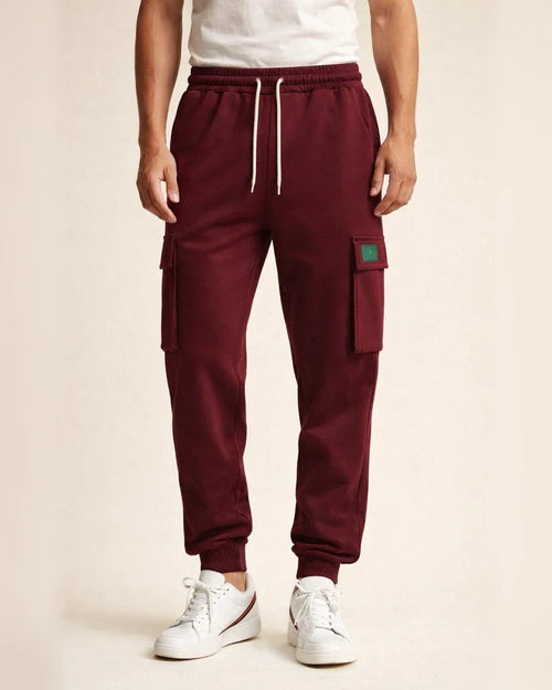Autumn/Winter Fleece-Lined Men's Pants - Loose-Fit Casual Workwear Cuffed Trousers | JRSEE:2ff82069-7c2a-4cb7-a78b-980c1d65b162