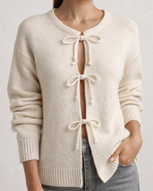 Autumn Winter Women's Tops Casual Loose-fitting Cardigan with Drawstring Solid Color Sweater | JRSEE:576c0a39-07d5-402f-a369-f3bb3ae1e19a