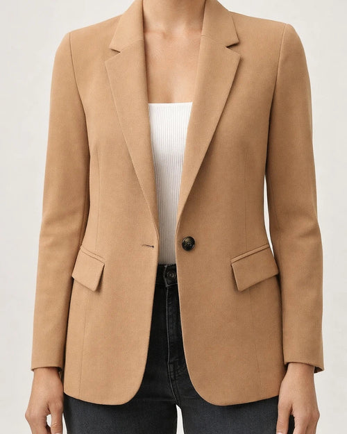 Autumn Women's Long-Sleeve Solid Color Cardigan Blazer Solid Color Jacket | JRSEE:6a4f4167-c501-4783-95be-37a4ef72cb6e