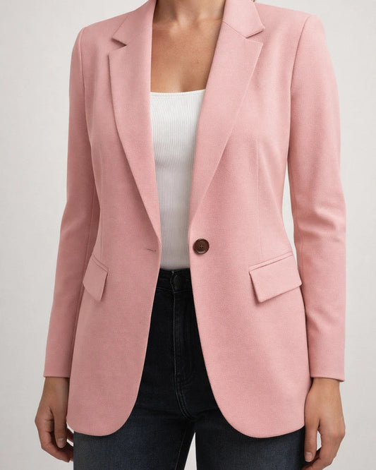 Autumn Women's Long-Sleeve Solid Color Cardigan Blazer Solid Color Jacket | JRSEE:885bcc14-4b34-4de8-b169-3a38030e1392