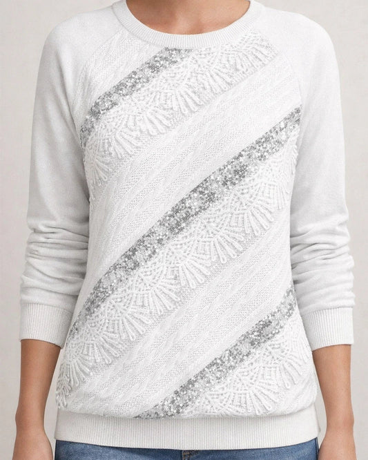 Autumn Women's Tie-Dye Print Top New Crew Neck Long Sleeve Relaxed Sweatshirt | JRSEE:314c0444-d664-4b33-8737-7fde9e3ad43b