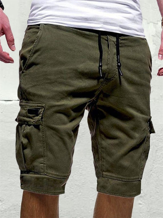 Hot Fashion Five Cotton Pants Casual Pants Sports Summer Men's Shorts Work Pants Multi-pocket Pants